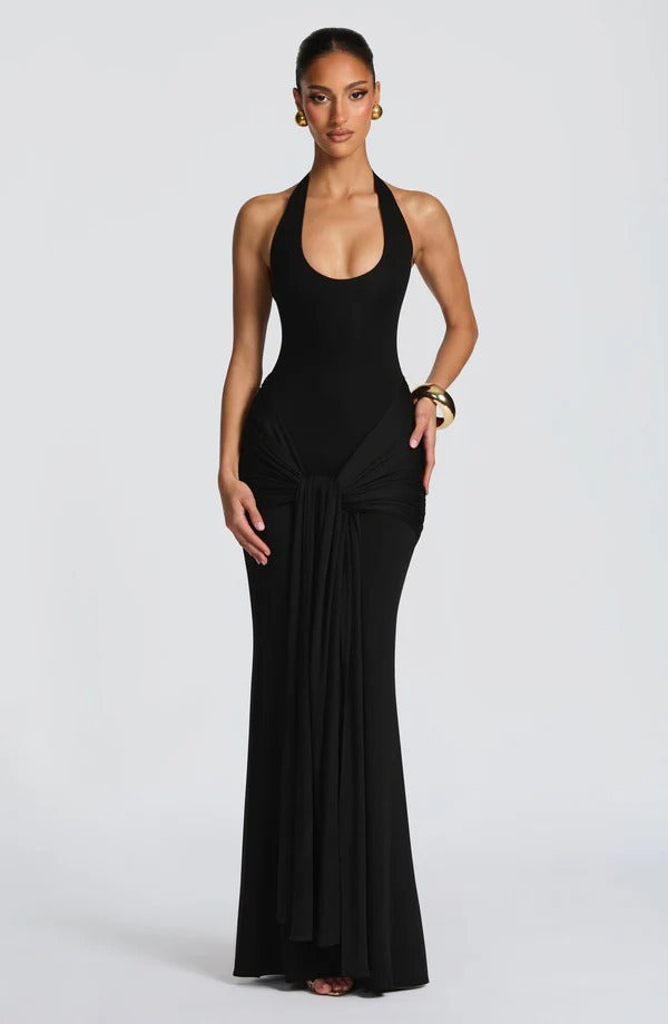 Tie Neck Maxi Hera Dress
