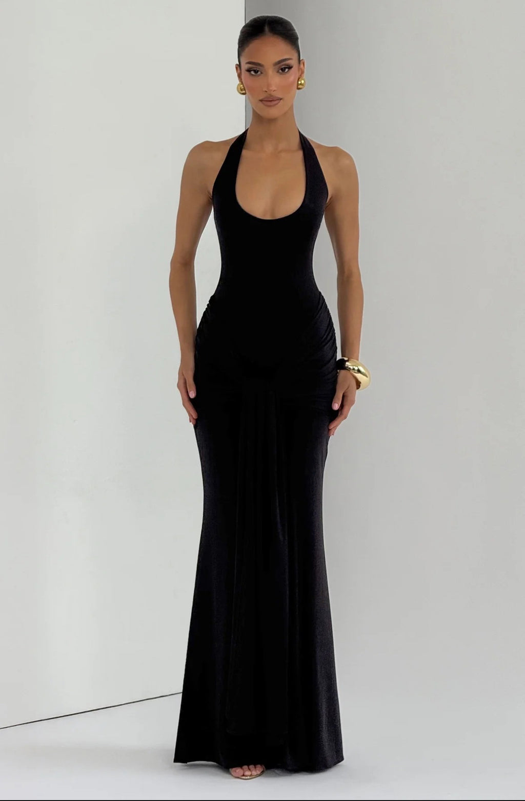 Tie Neck Maxi Hera Dress